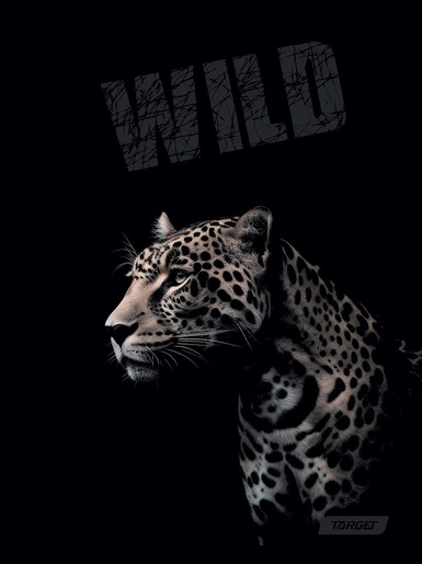 Bilježnica, Target Animal Wild, A4, kvadratići, meki uvez