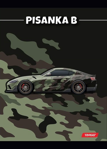 Pisanka B TARGET, B5 linije, 16 listova,