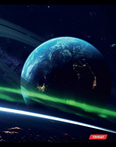 Bilježnica, Target Space, A4, geometrija, 52 lista, meki uvez