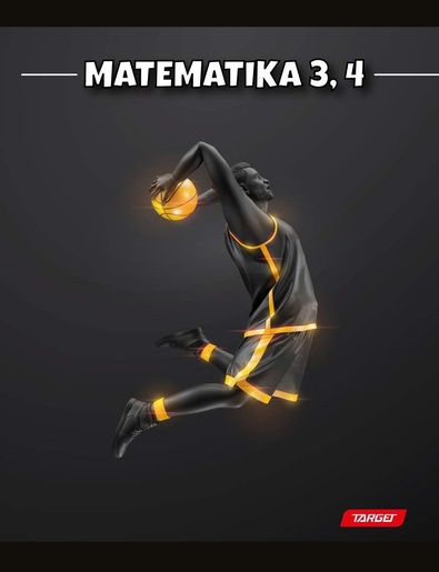 Pisanka matematika 3 i 4, TARGET, B5 kvadratići, 48 listova, meko izdanje