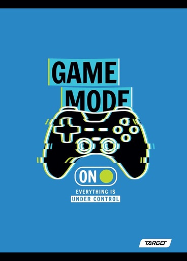 Bilježnica, Target Boys qoute, A4, kvadratići, meki uvez