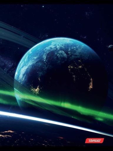 Bilježnica, Target Space, A4, kvadratići, 52 lista, meki uvez