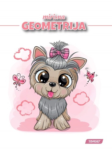 Pisanka, Target  mirisna, B5 geometrijska, 16 listova, meko izdanje