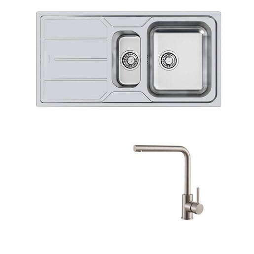 Set sudoper Foster Elettra 5197060 + slavina Zora, krom mat