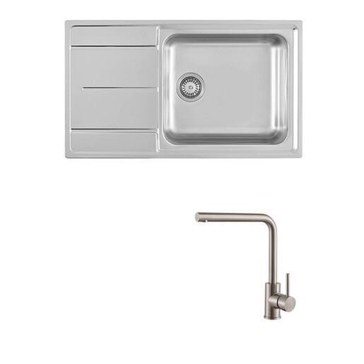 Set sudoper Foster Evo 3218000 STD + slavina Zora, krom mat