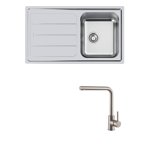 Set sudoper Foster Elettra 5186060 + slavina Zora, krom mat