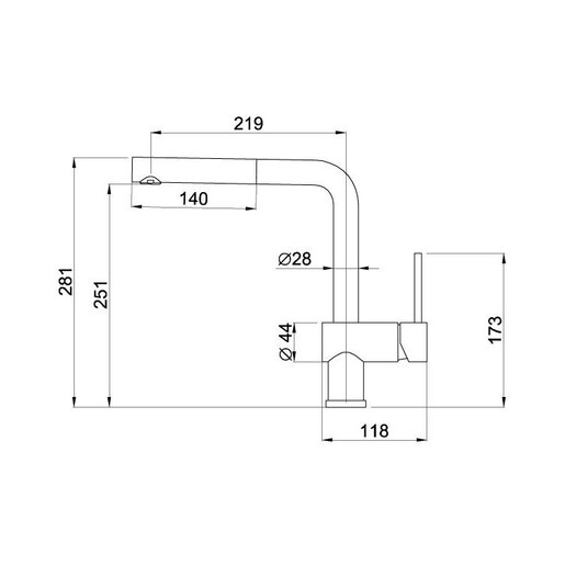 Elleci Stream Plus KT slavina, bijela