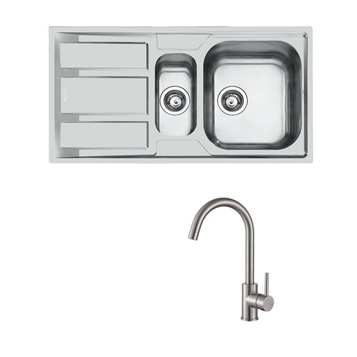 Set sudoper Foster FM Marine 1973960 + slavina Vida, krom mat