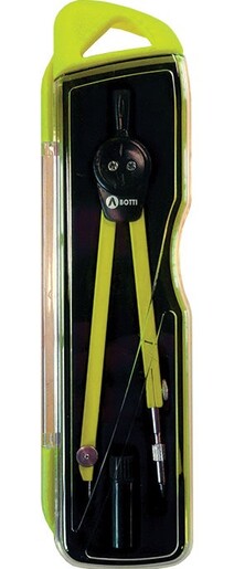 Šestar BOTTI, Lux Neon, školski s minama, žuti