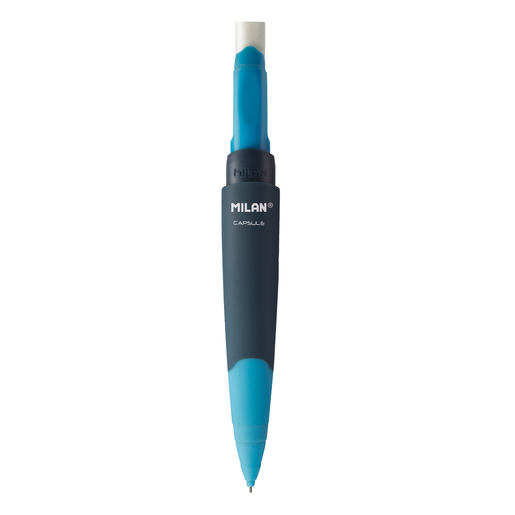 Tehnička olovka  0,5 + gumica, MILAN, CAPSULE SLIM, plava