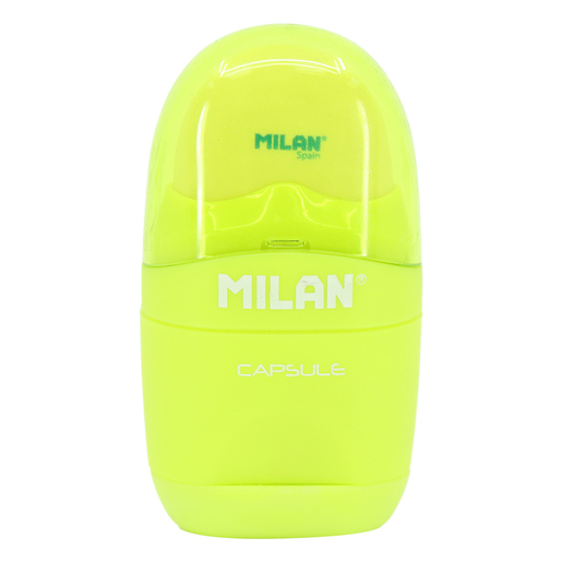 Gumica+ šiljilo, MILAN, Capsule, žuta
