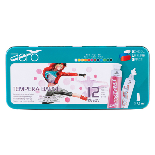 Tempere, Aero, 12 kom u limenoj kutiji, plesačica