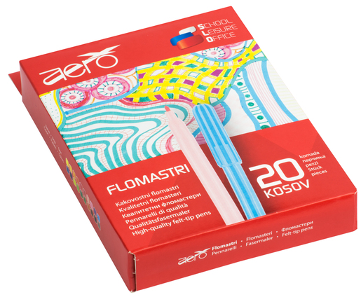 Flomasteri, Aero, 20 kom
