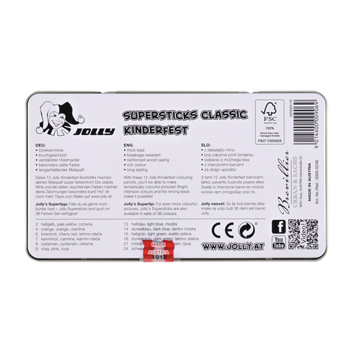 Drvene bojice, Jolly, 12 kom