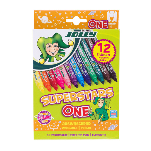 Flomasteri, Jolly, Superstars One, 12 kom