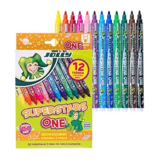 Flomasteri, Jolly, Superstars One, 12 kom
