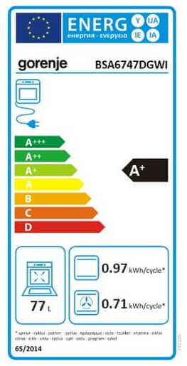 Gorenje pećnica BSA6747DGWI