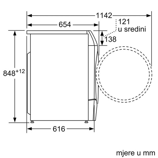 Bosch perilica sušilica rublja WNC254A0BY