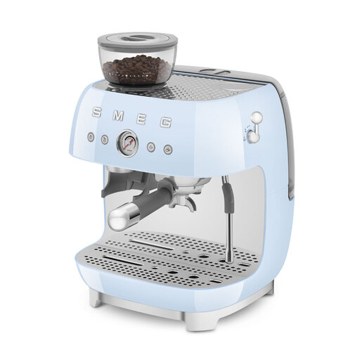 Smeg espresso aparat za kavu EGF03PBEU, pastelno plavi