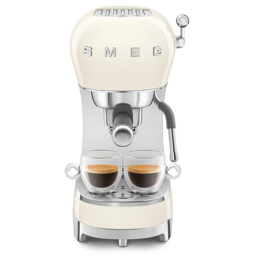 Smeg espresso aparat za kavu ECF02CREU, krem