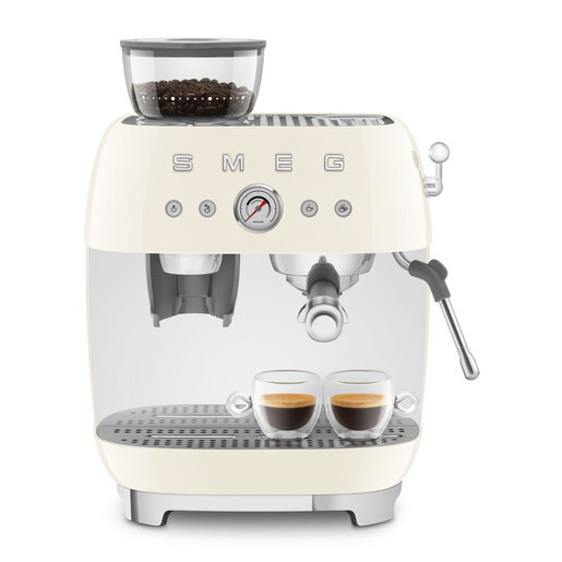 Smeg espresso aparat za kavu EGF03CREU, krem