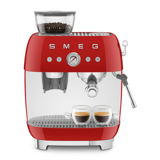 Smeg espresso aparat za kavu EGF03RDEU, crveni