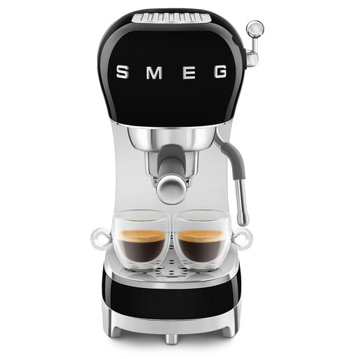 Smeg espresso aparat za kavu ECF02BLEU, crni