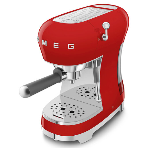 Smeg espresso aparat za kavu ECF02RDEU, crveni