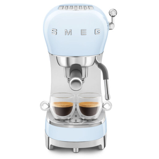 Smeg espresso aparat za kavu ECF02PBEU, pastelno plavi