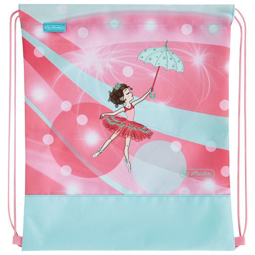 Školska torba set, anatomska, 4u1, Herlitz, Loop Ballet Love