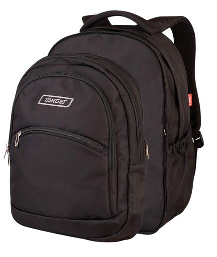 Školski ruksak, ergonomski, 2u1, Target, Curved, Black