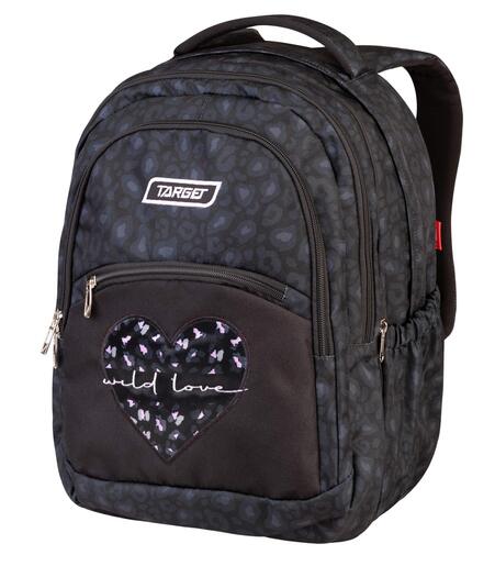Školski ruksak, ergonomski, 2u1, Target, Curved, Wild Love