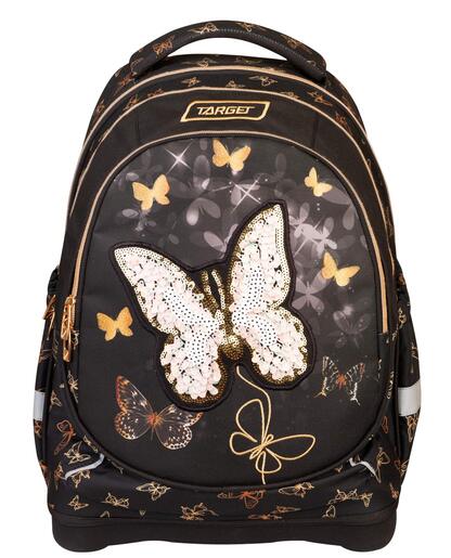 Školski ruksak, anatomski, Target, Superlight Petit, Gold Butterfly