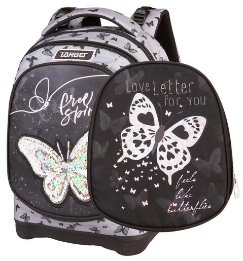 Školski ruksak, anatomski, Target, Superlight 2 Face, Butterfly Spirit
