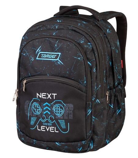 Školski ruksak, ergonomski, 2u1, Target, Curved, Gamer