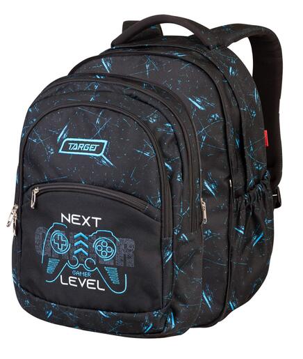 Školski ruksak, ergonomski, 2u1, Target, Curved, Gamer