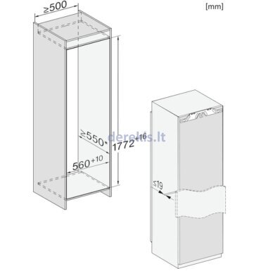 Miele zamrzivač FNS 7740 D 125 Gala Edition