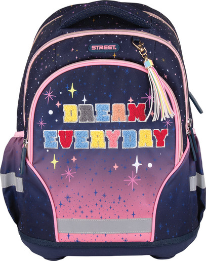 Školski ruksak, ergonomski, Street, DREAM EVERYDAY+privjesak