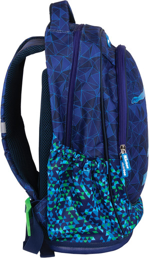 Školski ruksak, ergonomski, Karbon, KICK AND SCORE