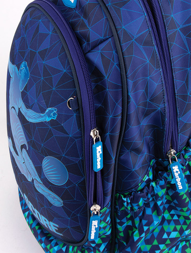 Školski ruksak, ergonomski, Karbon, KICK AND SCORE