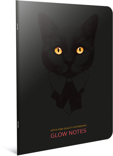 Bilježnica, Glow Notes, A4 linije, 40 listova, meki uvez