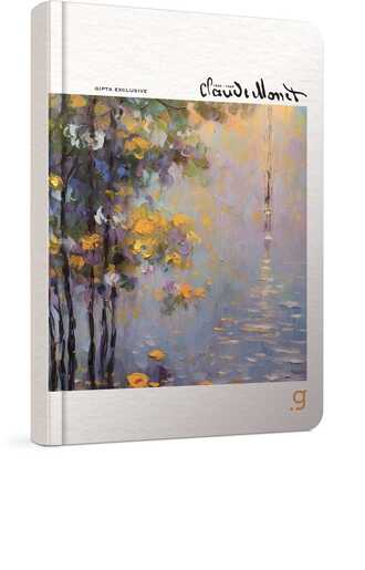 Bilježnica Monet, A4 kvadratići, tvrdi uvez