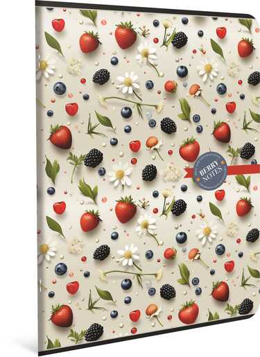 Bilježnica Cherry, A4 linije, meki uvez