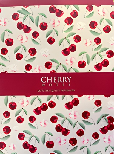 Bilježnica Cherry, A4 linije, meki uvez