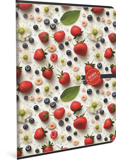 Bilježnica Cherry, A4 linije, meki uvez