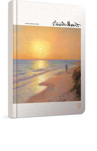 Bilježnica Monet, A4 linije, tvrdi uvez