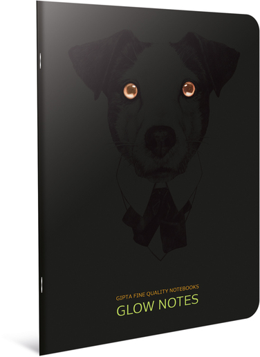 Bilježnica, Glow Notes, A4 kvadratići, 40 listova, meki uvez