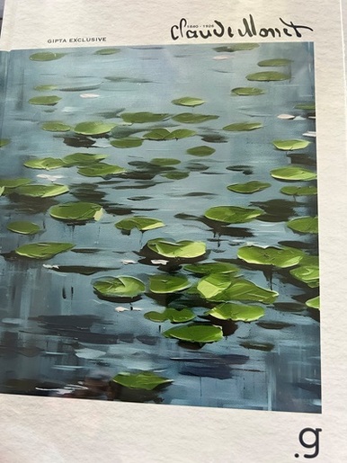 Bilježnica Monet, A4 linije, tvrdi uvez