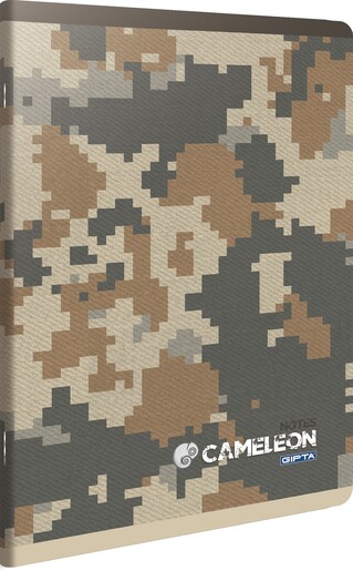 Bilježnica, Cameleon, A4 geometrijska, 40 listova, meki uvez