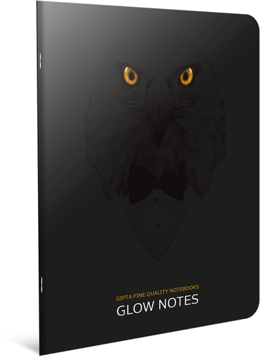 Bilježnica, Glow Notes, A4 kvadratići, 40 listova, meki uvez